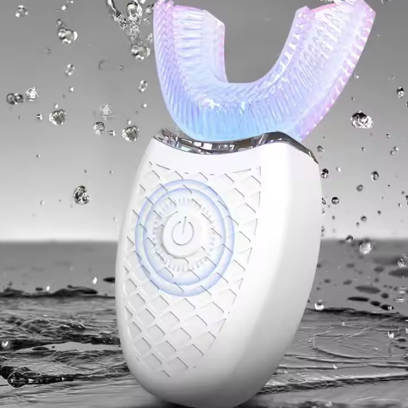 Teeth Whitening Kit With Light - Soft Bristle U Shape Smart Teeth