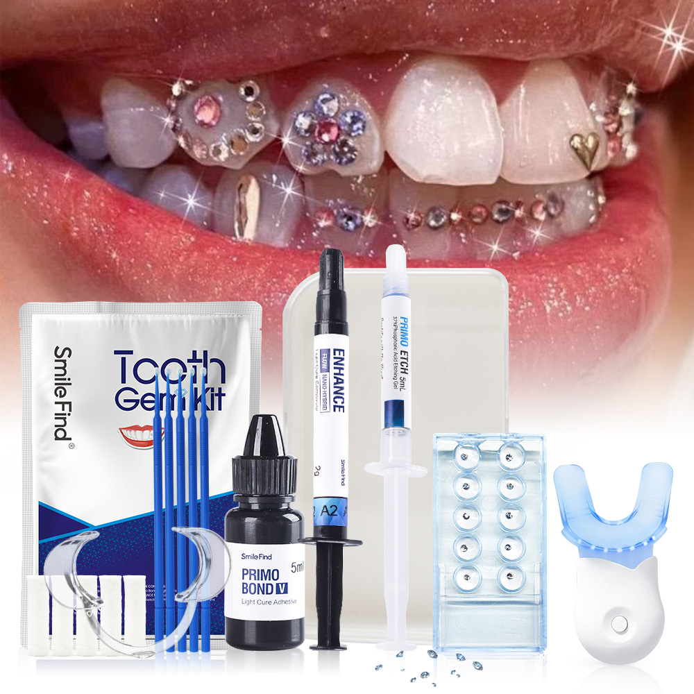 Tự Làm Răng Đá Quý Bộ Kim Cươn - đánh giá và giá Tooth Gem Kit