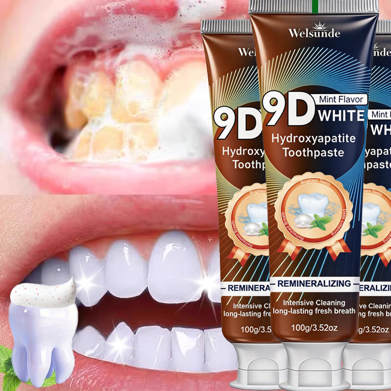 9D WHITE Mint Flavor Hydroxyap - đánh giá và giá Hydroxyapatite Toothpaste