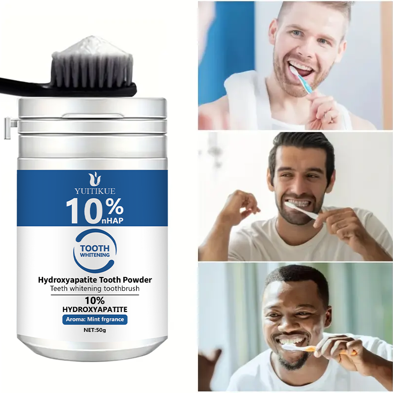 YUTIKUE 10% nHAP Tooth Powder  - đánh giá và giá Hydroxyapatite Toothpaste