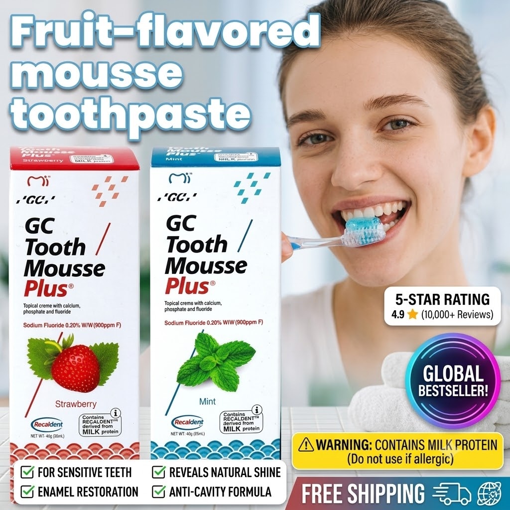 50g GC Fruit Flavor Mousse Too - đánh giá và giá Teeth Whitening Ingredients