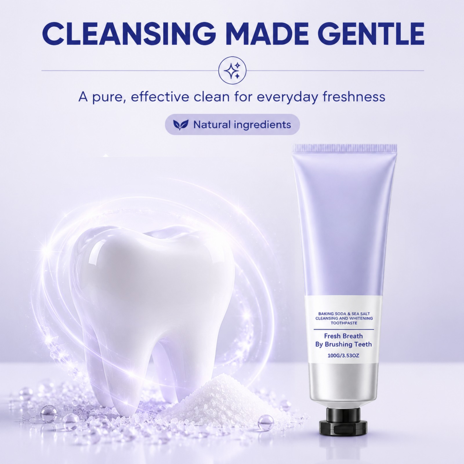 Baking Soda Sea Salt Toothpast - đánh giá và giá Teeth Whitening With Baking Soda