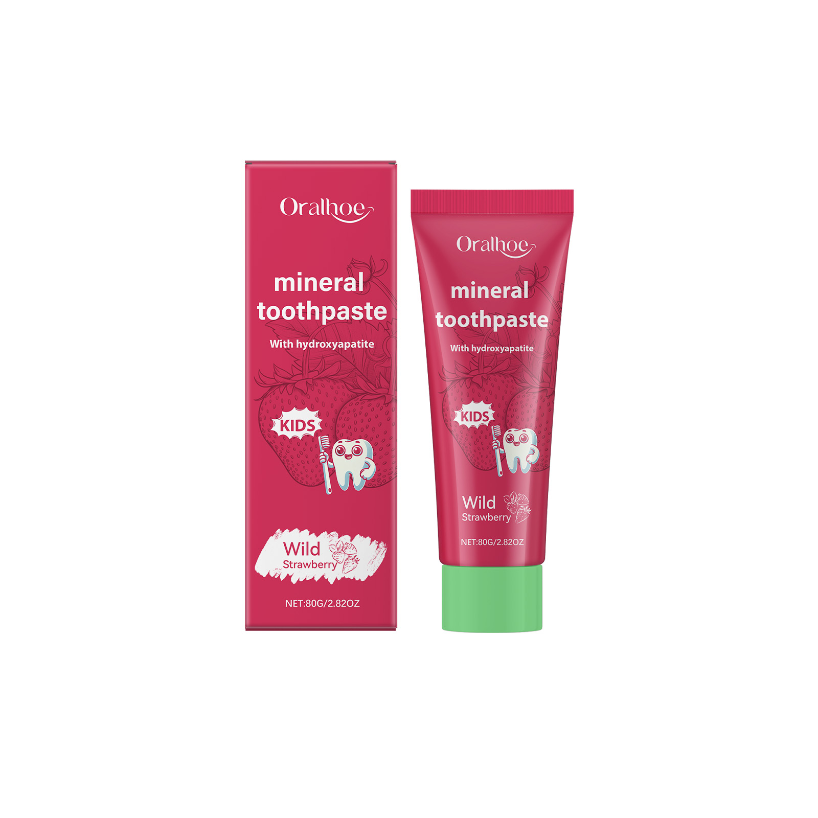 Oralhoe Kids Toothpaste Clean  - đánh giá và giá Hydroxyapatite Toothpaste