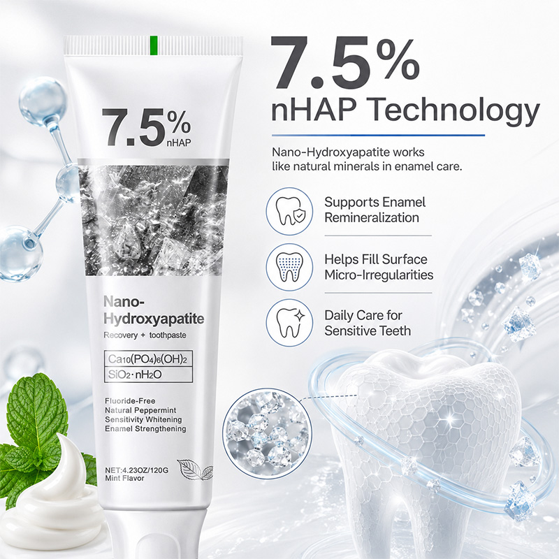 5/6Pcs 7.5% nHAP Nano Hydroxya - đánh giá và giá Hydroxyapatite Toothpaste