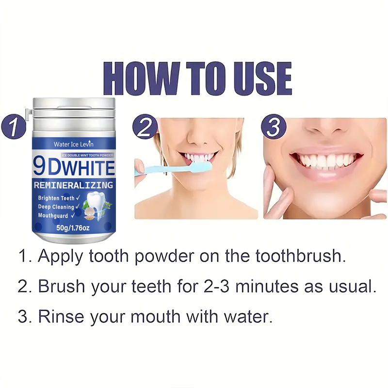 9D White Ice Double Mint Tooth - đánh giá và giá Teeth Whitening With Baking Soda