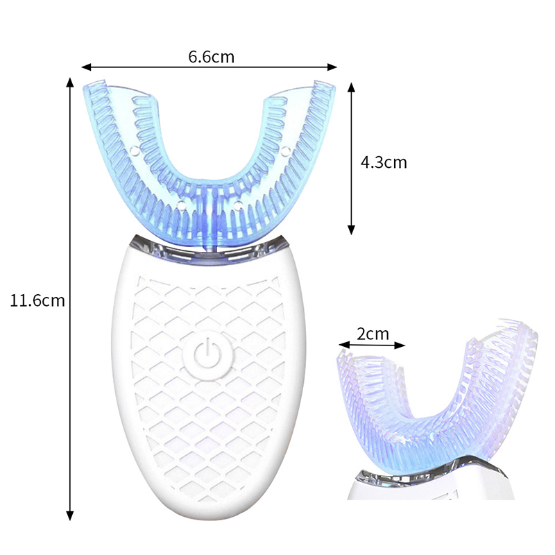 Soft Bristle U Shape Smart Tee - đánh giá và giá Teeth Whitening Kit With Light