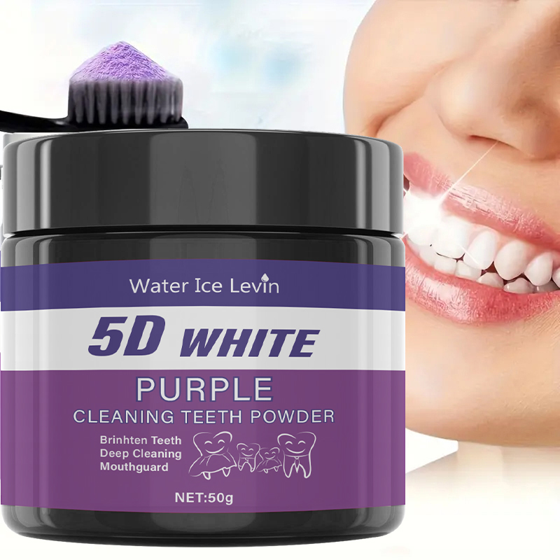 5D White Purple Cleaning Tooth - đánh giá và giá Teeth Whitening With Baking Soda