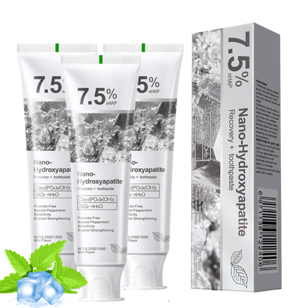 7.5% Nano Hydroxyapatite Tooth - đánh giá và giá Hydroxyapatite Toothpaste