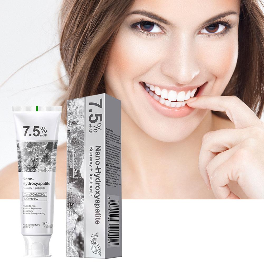 7.5% Nano Hydroxyapatite Tooth - đánh giá và giá Hydroxyapatite Toothpaste