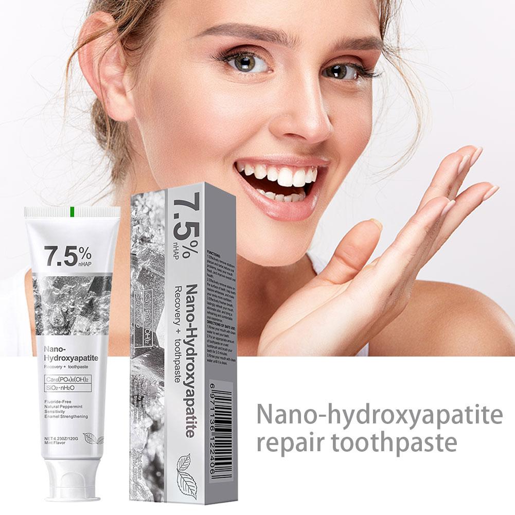 7.5% Nano Hydroxyapatite Tooth - đánh giá và giá Hydroxyapatite Toothpaste