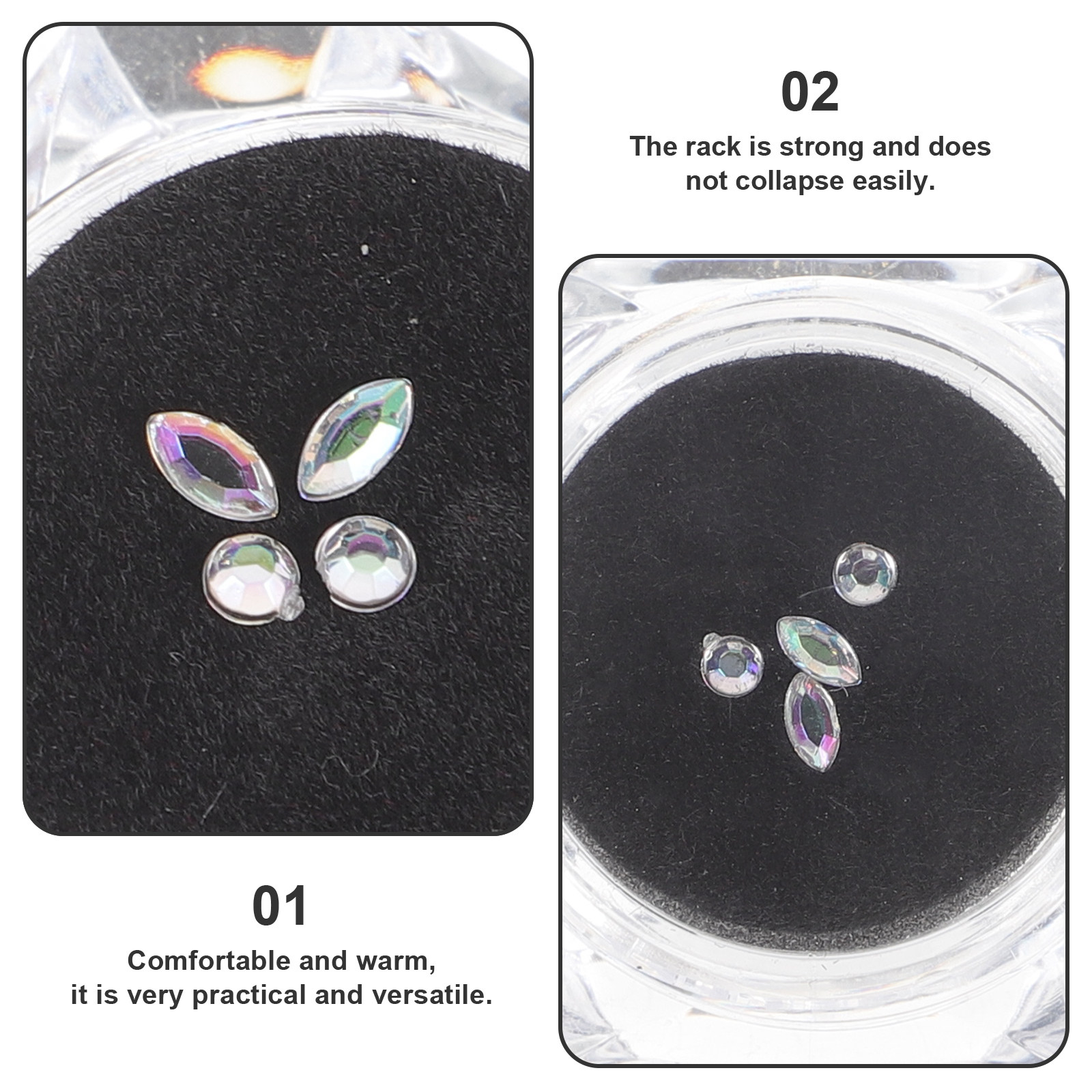 1Set Rhinestone Tooth Gems Kit - đánh giá và giá Tooth Gem Kit