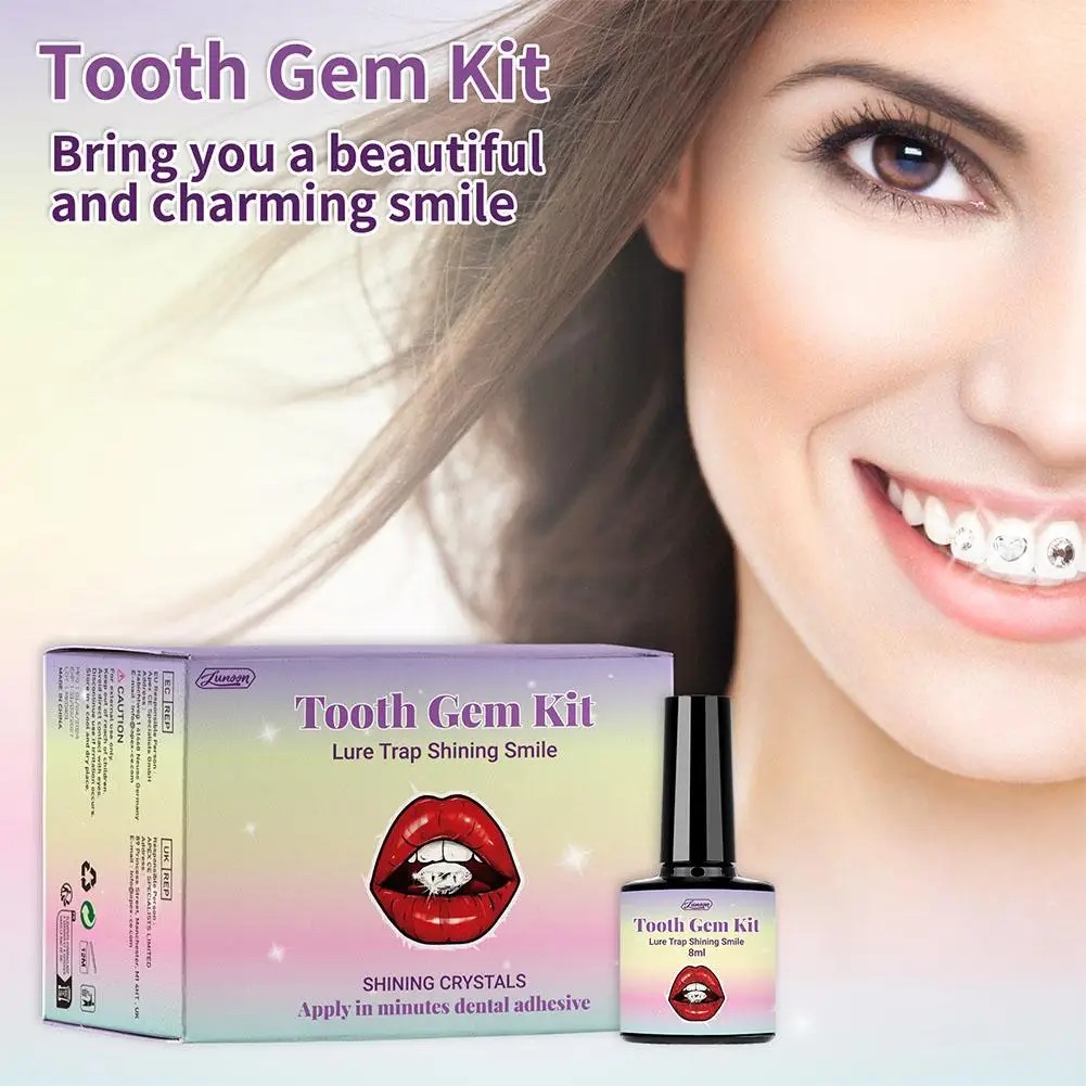 DIY Teeth Gems Kit Clear Preci - đánh giá và giá Tooth Gem Kit