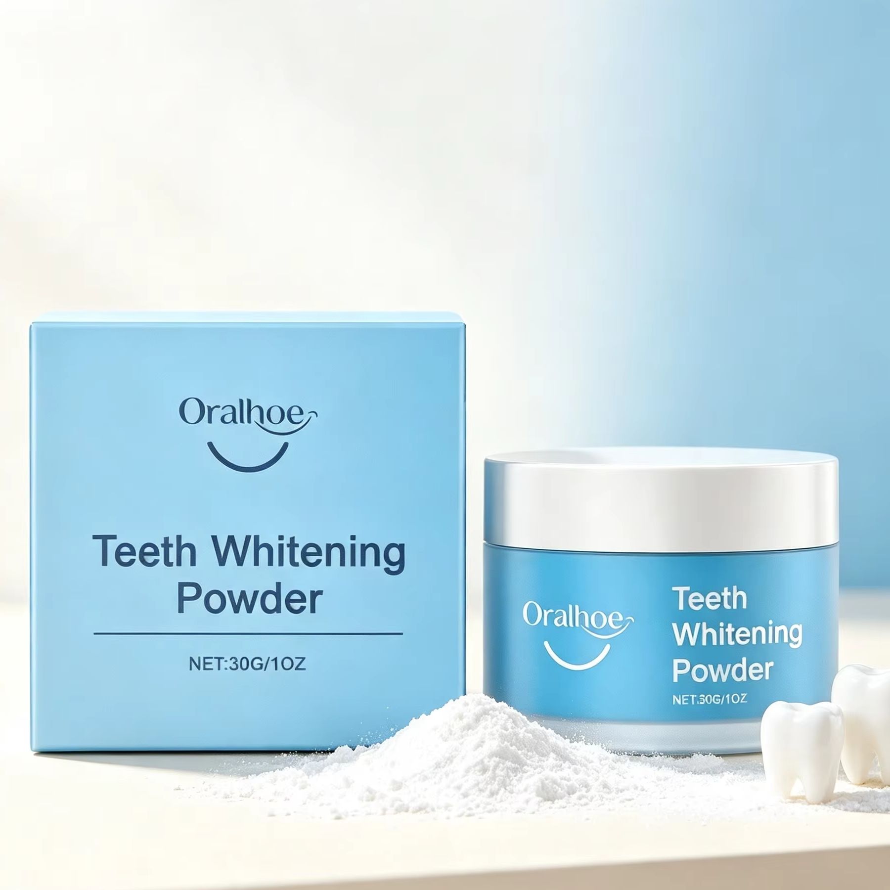 Oralhoe Tooth Powder for Brush - đánh giá và giá Teeth Whitening Ingredients