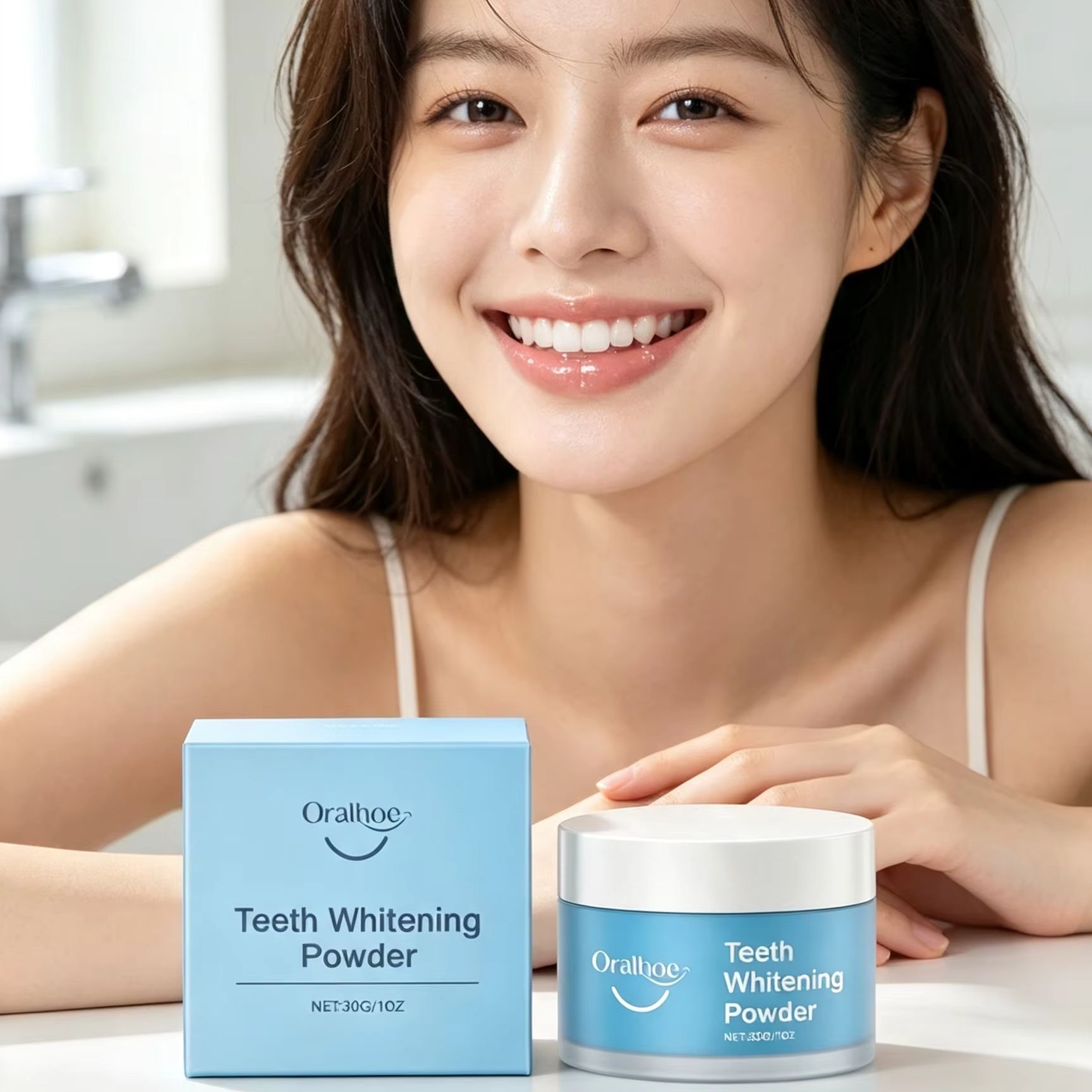 Oralhoe Tooth Powder for Brush - đánh giá và giá Teeth Whitening Ingredients