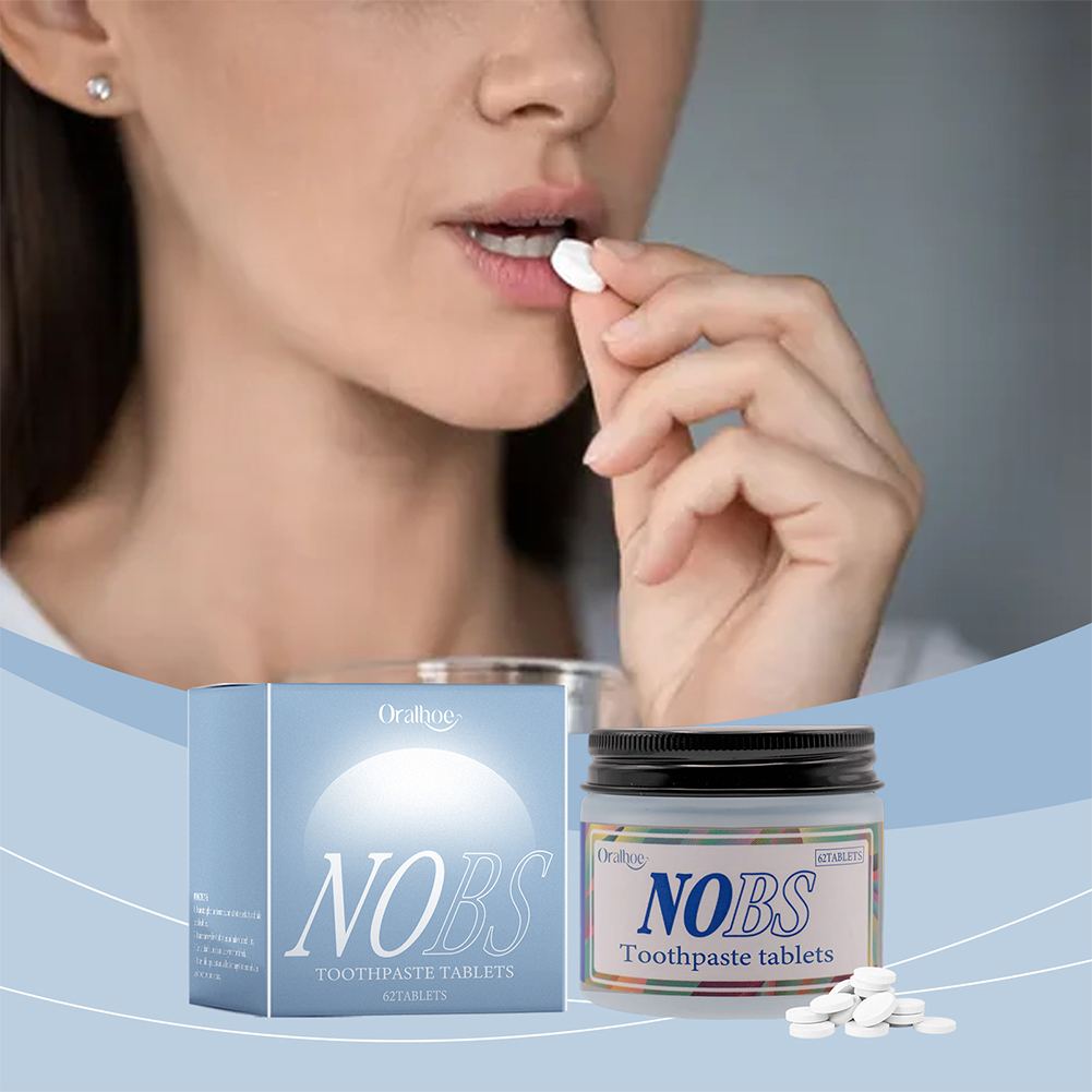 NOBS Toothpaste Tablets - Nano - đánh giá và giá Teeth Whitening With Baking Soda