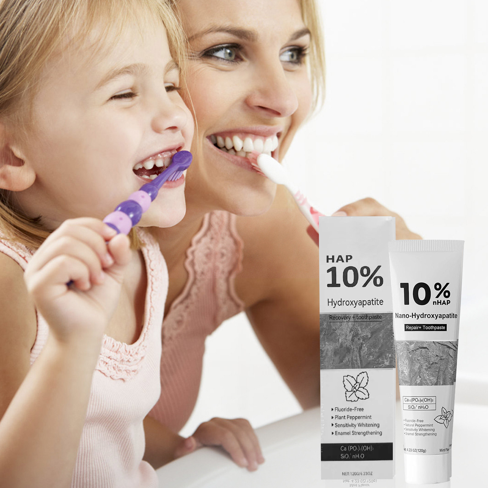 Toothpaste Oral Care Fluoride  - đánh giá và giá Hydroxyapatite Toothpaste