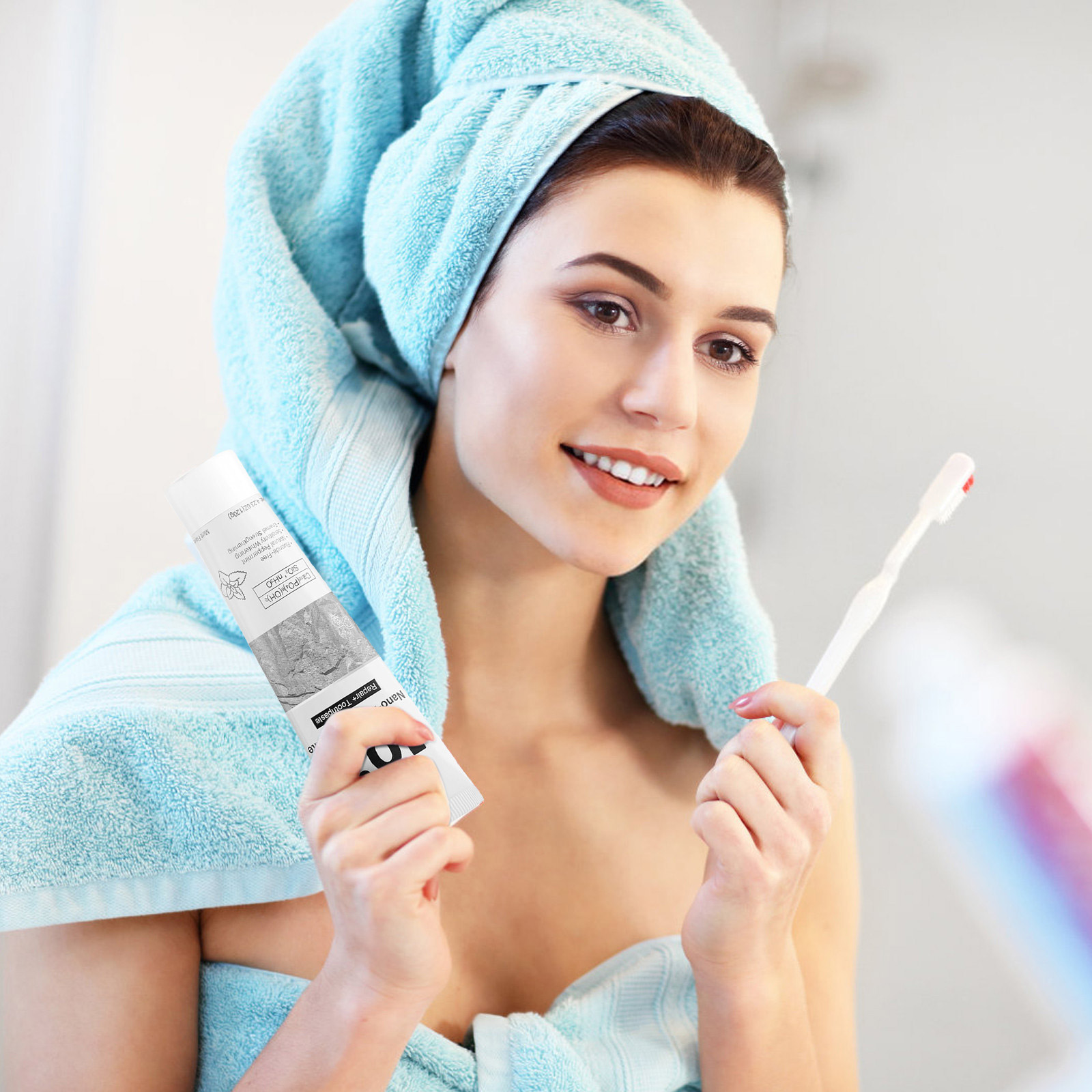 Toothpaste Oral Care Fluoride  - đánh giá và giá Hydroxyapatite Toothpaste