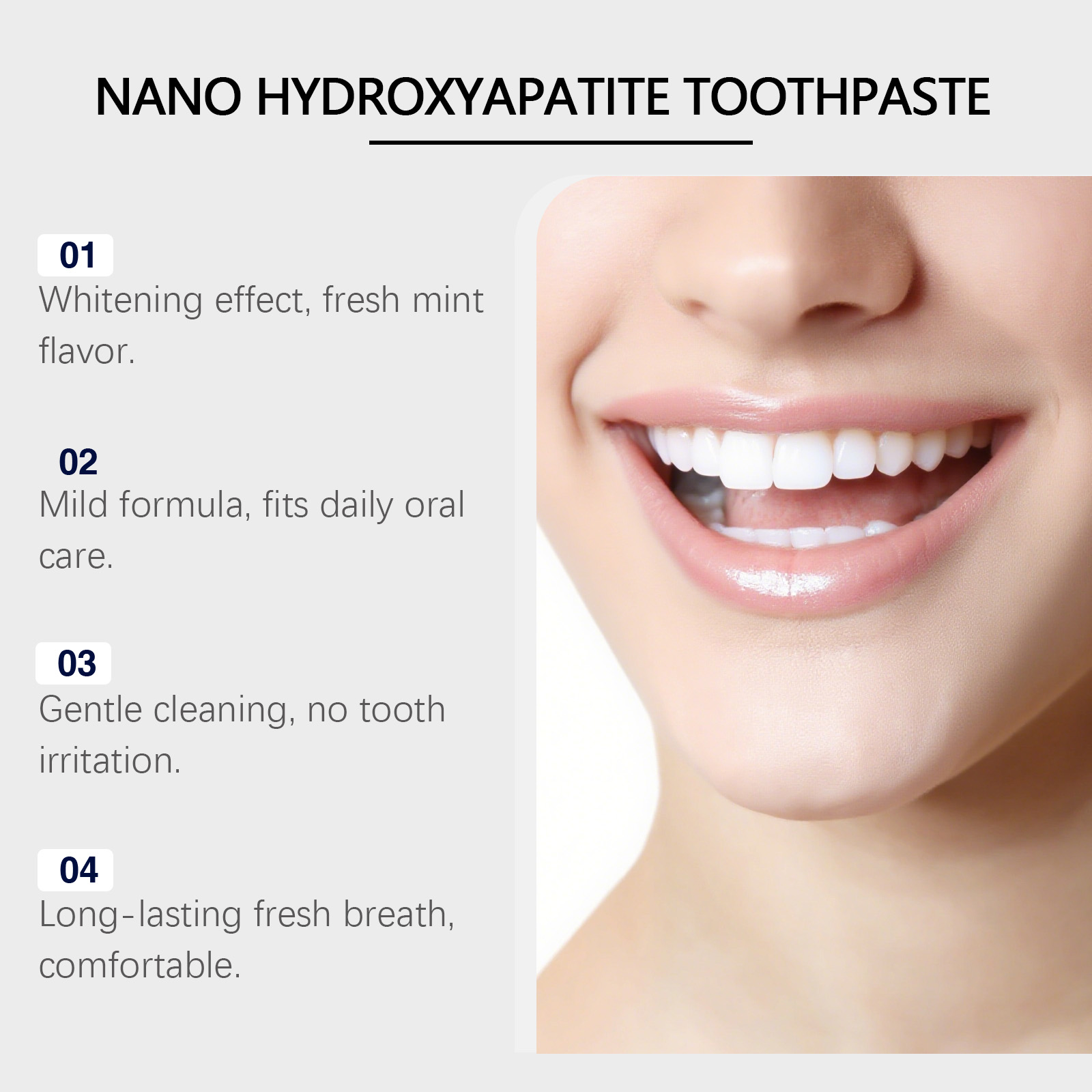 Nano Hydroxyapatite Toothpaste - đánh giá và giá Hydroxyapatite Toothpaste