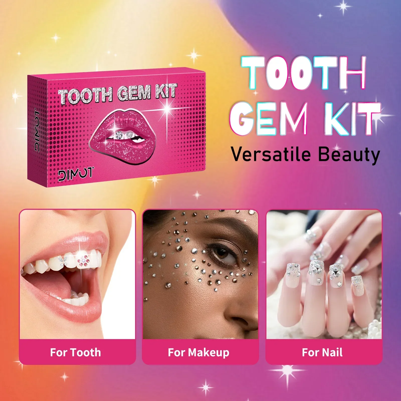 DIY Tooth Gem Kit with Crystal - đánh giá và giá Tooth Gem Kit