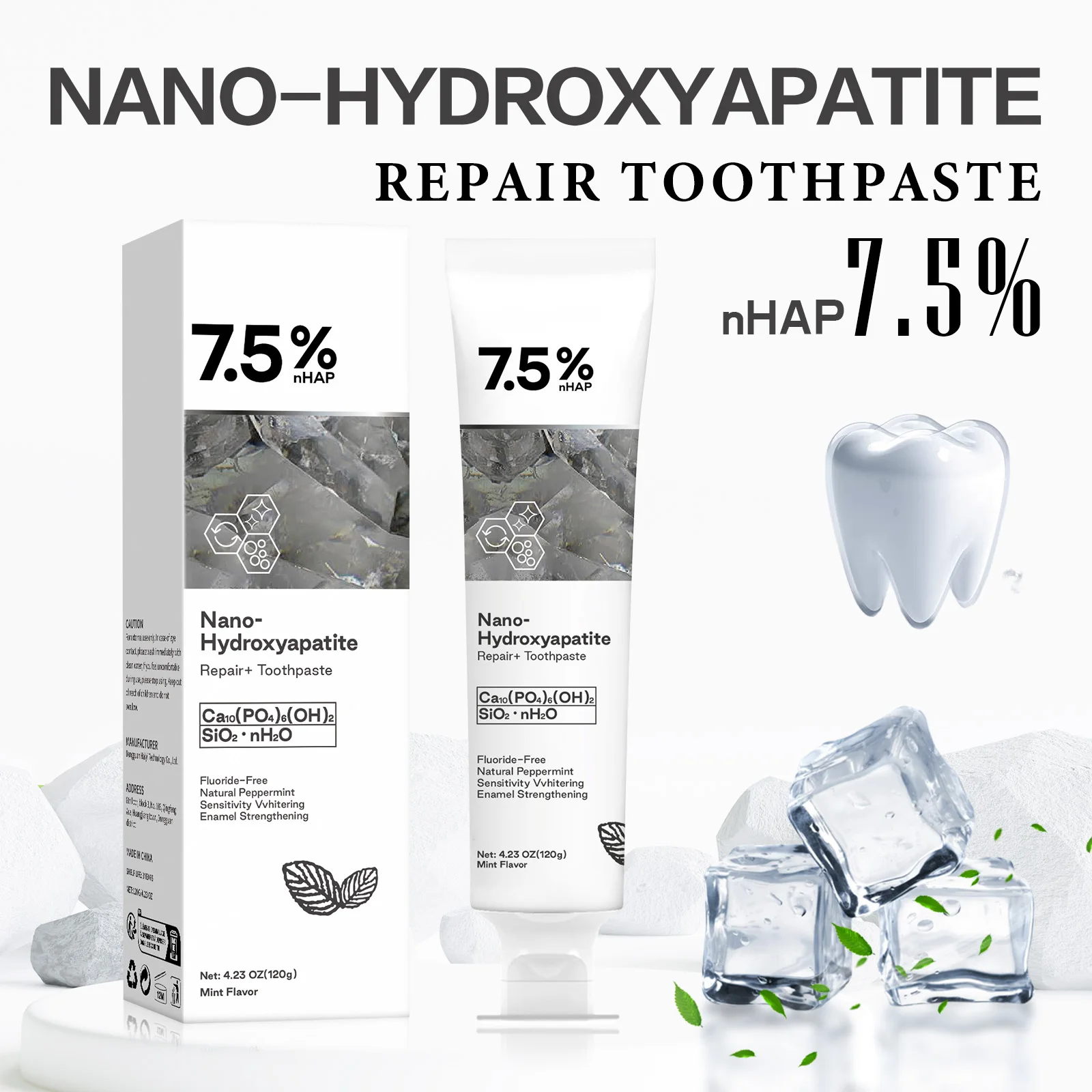 120g Nano Hydroxyapatite Tooth - đánh giá và giá Hydroxyapatite Toothpaste