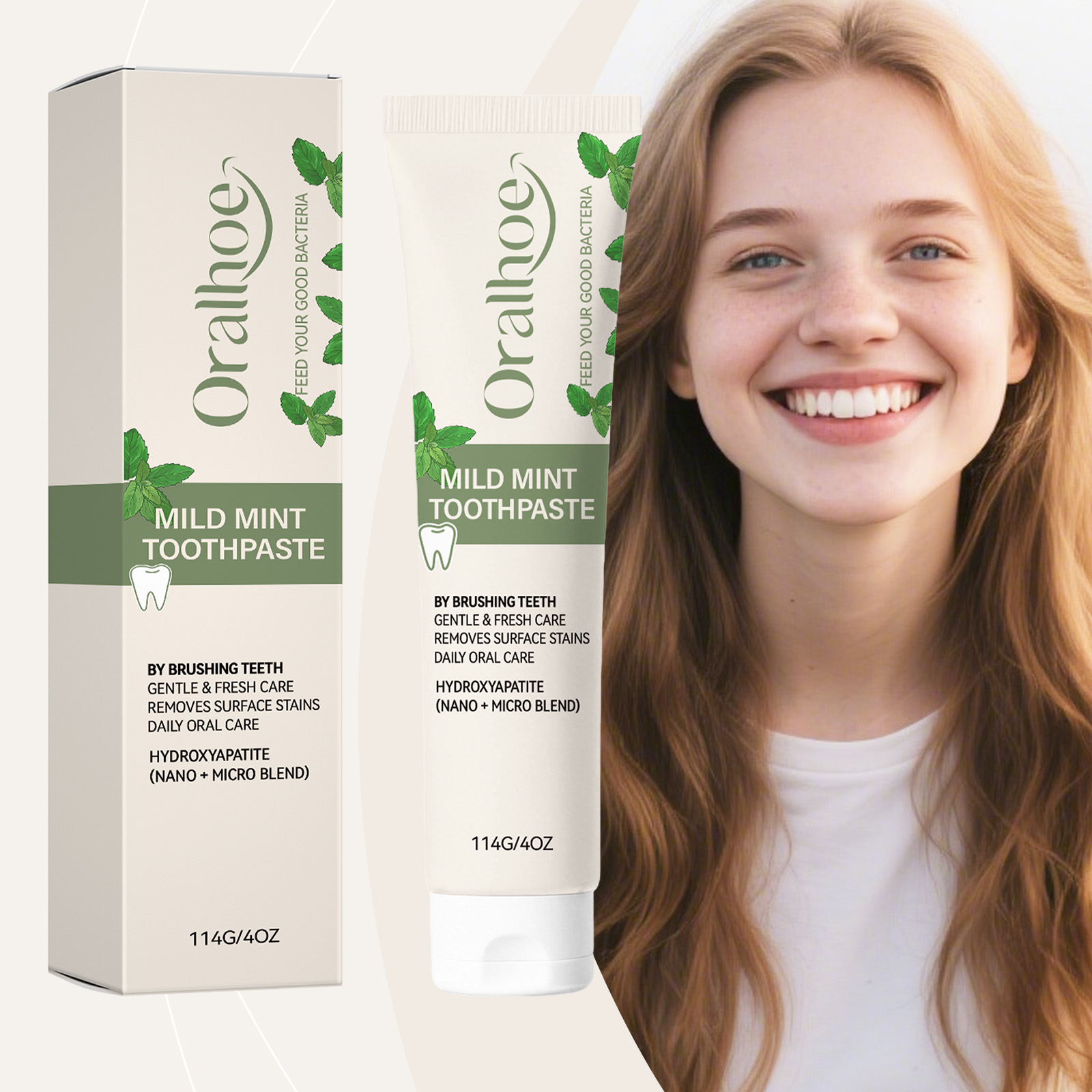 Mint Toothpaste—Nano-Hydroxyap - đánh giá và giá Hydroxyapatite Toothpaste