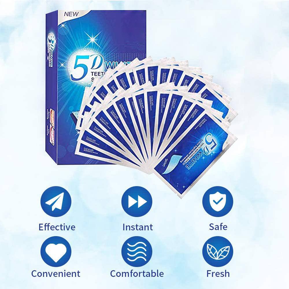 5D White Teeth Whitening Strip - đánh giá và giá Teeth Whitening Price