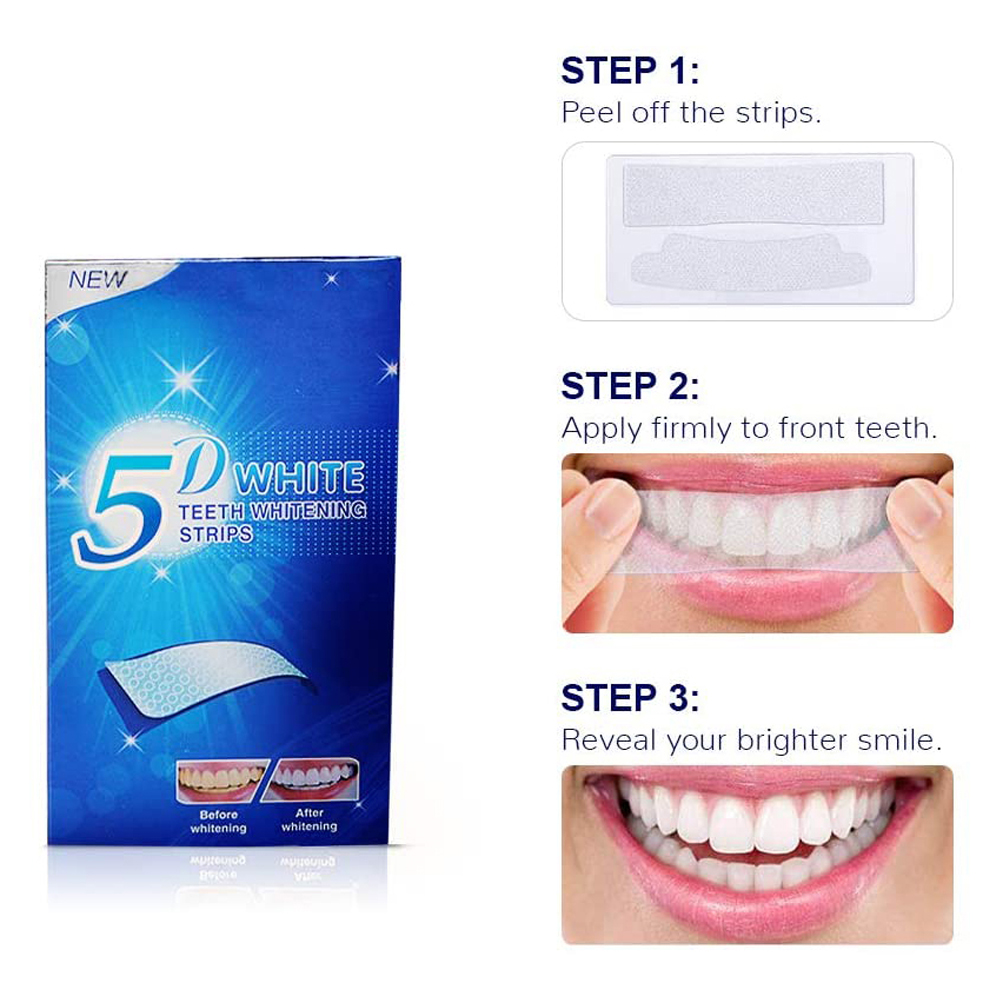 5D White Teeth Whitening Strip - đánh giá và giá Teeth Whitening Price