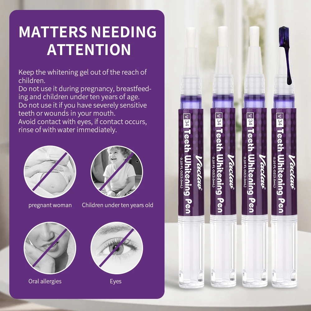 Vaclav V34 Purple Teeth Whiten - đánh giá và giá Teeth Whitening Price