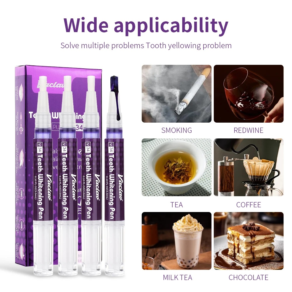 Vaclav V34 Purple Teeth Whiten - đánh giá và giá Teeth Whitening Price
