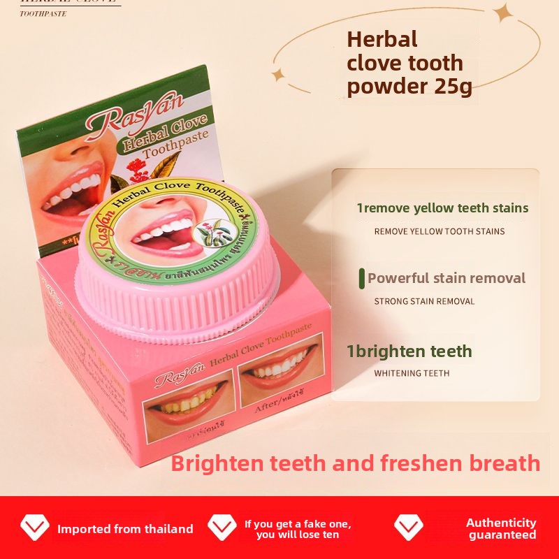 Thai Clove/coconut Tooth Powde - đánh giá và giá Teeth Whitening Price